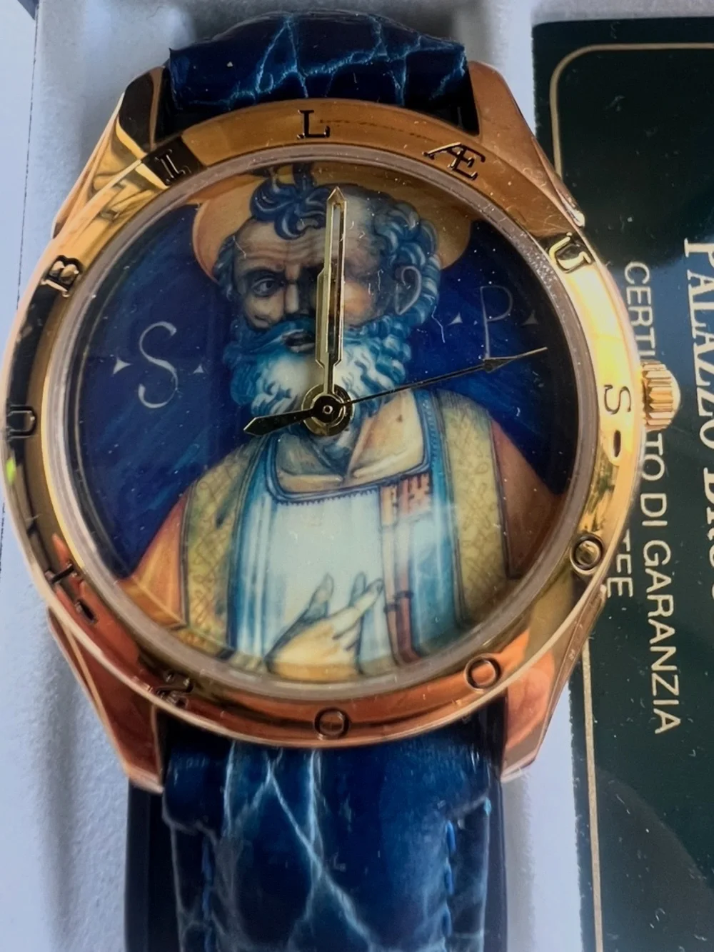 Palazzo Brugiotti brand Saint Peter Italian watch